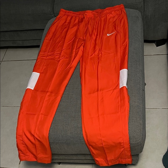 Nike Pants - Nike DriFit Orange Athletic Pants